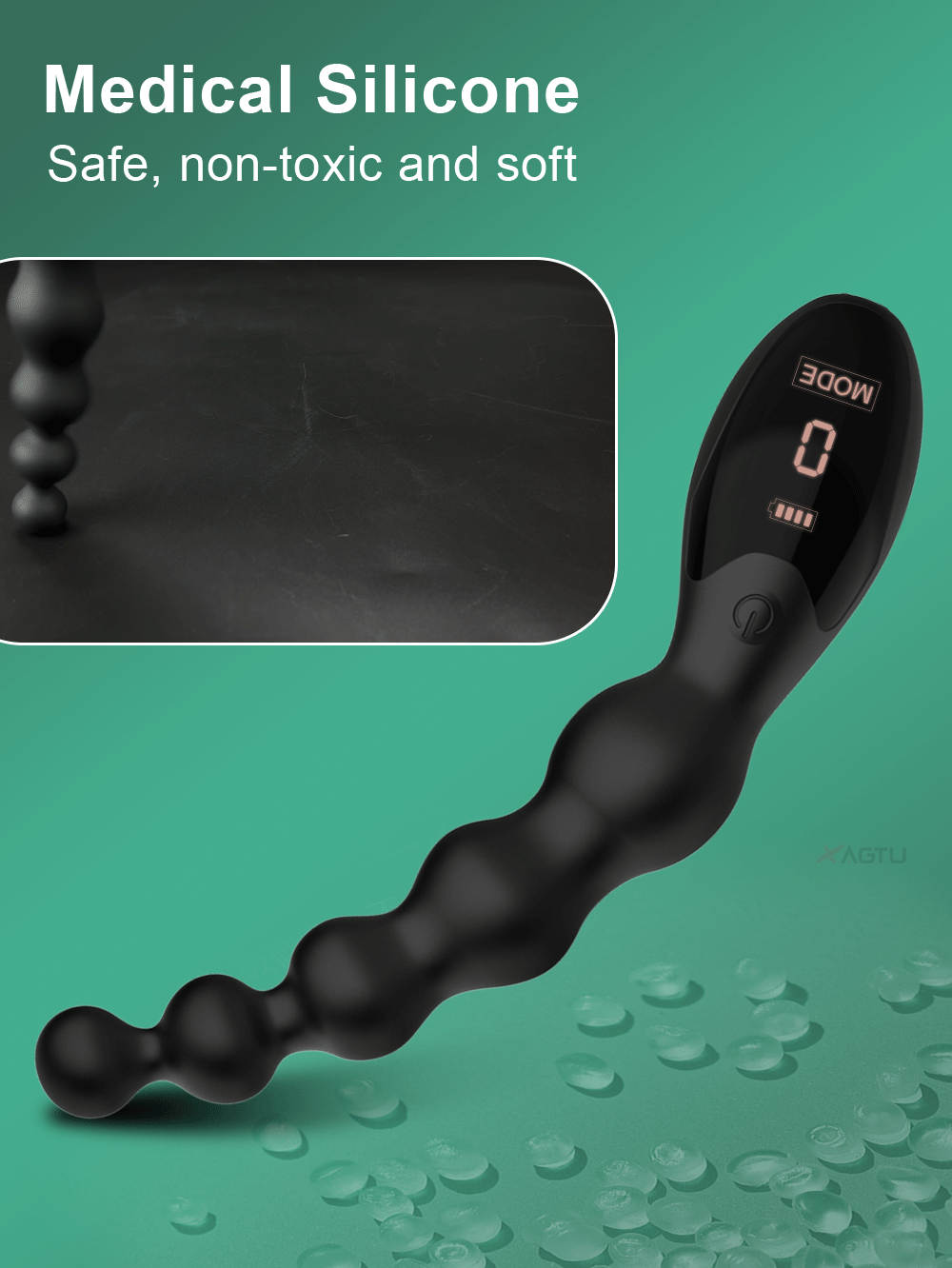 Que rung hậu môn massage tiền liệt tuyến màn hình LED cao cấp