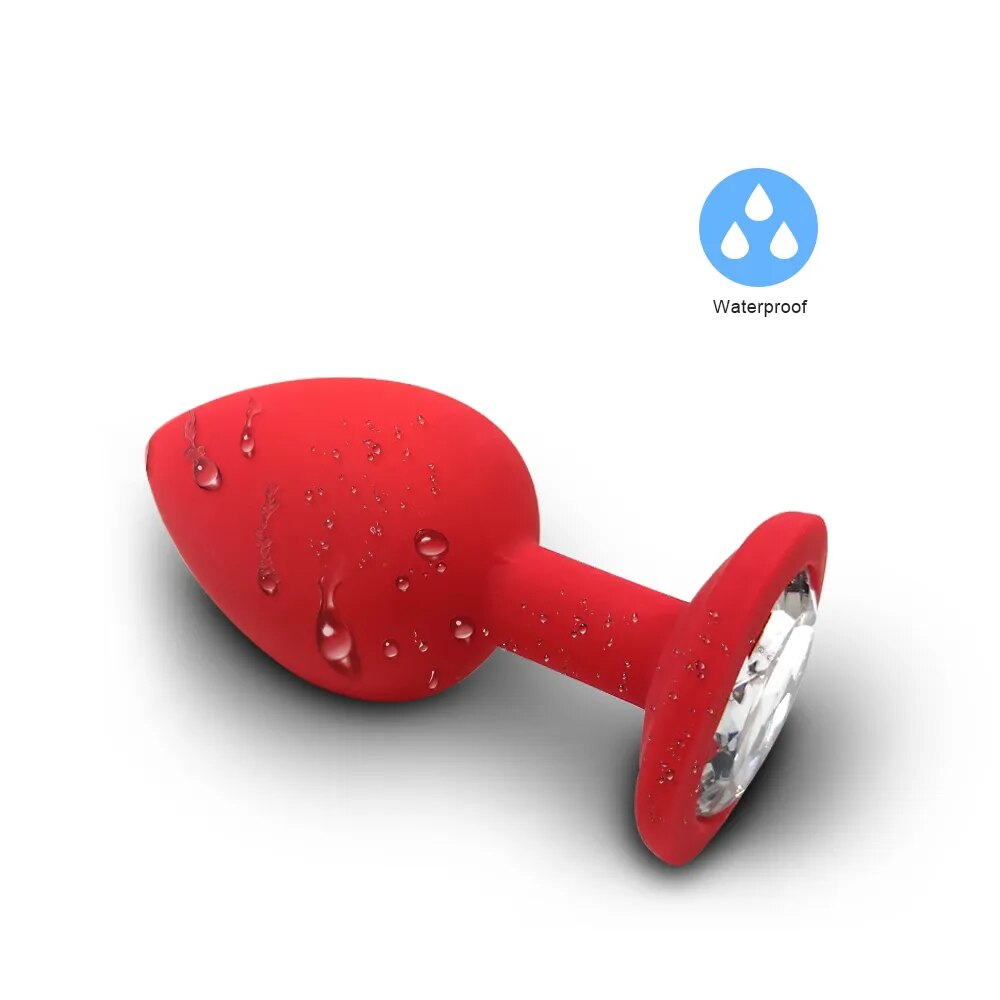 Phích cắm hậu môn silicone đa kích thước an toàn không rung