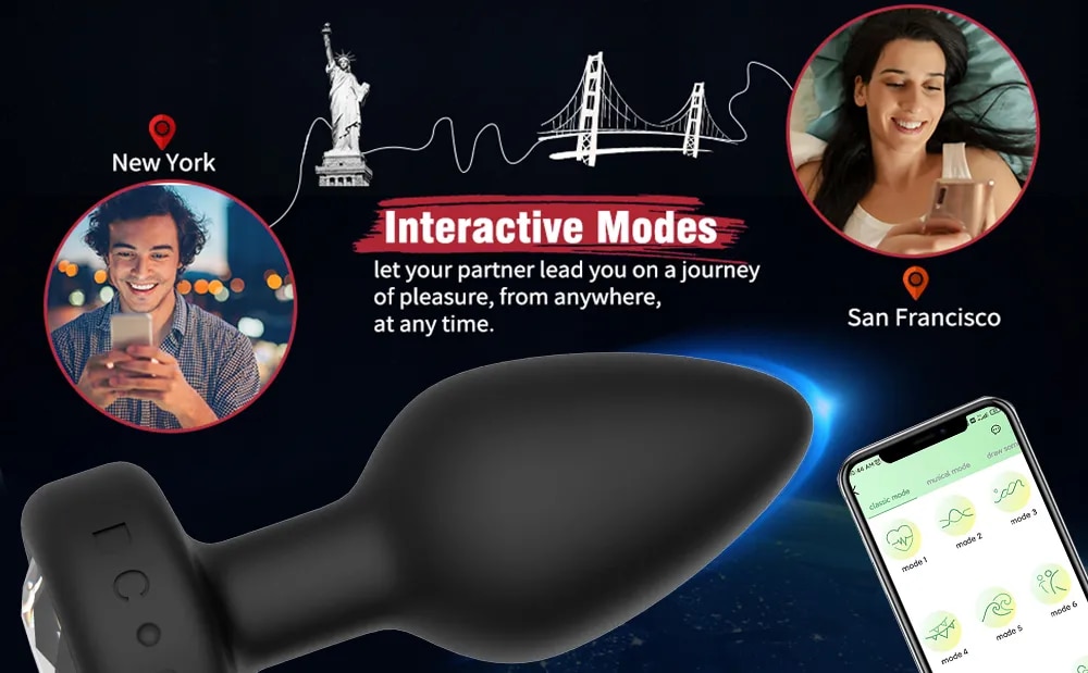 Phích cắm hậu môn Love Spouse Bluetooth điều khiển qua app tiện lợi