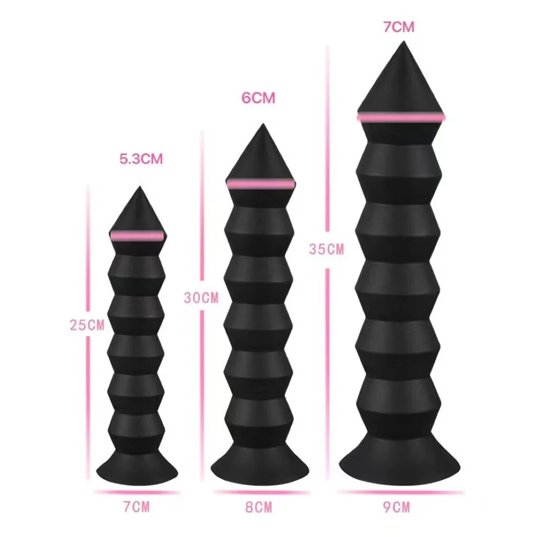 Cửa hàng bán Phích cắm hậu môn silicon hình đinh vít size lớn chính hãng