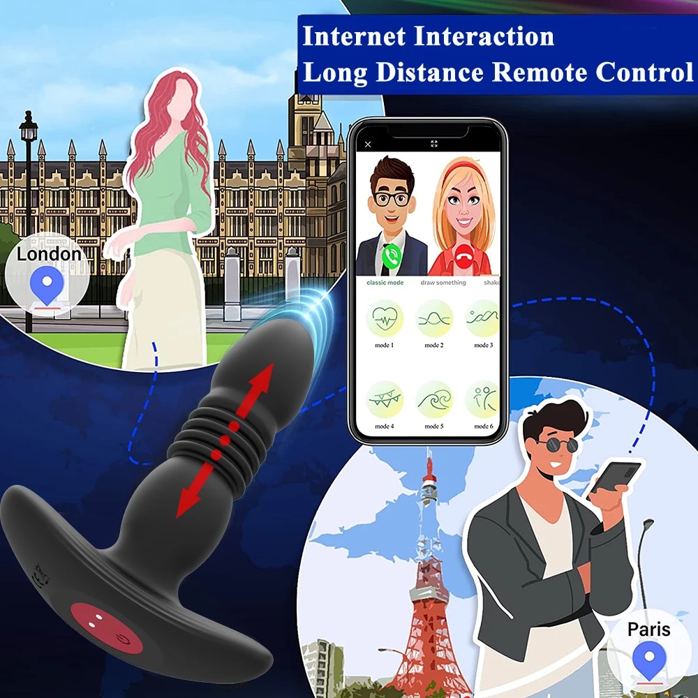 Máy massage rung Love Spouse điều khiển app kích thích hậu môn