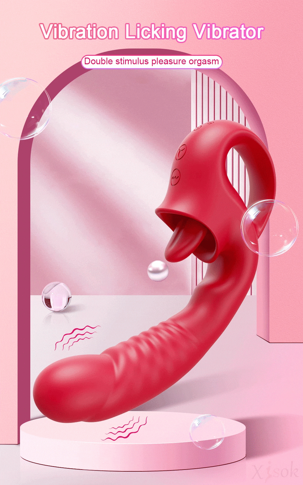 Bán Dương vật giả đa năng kèm lưỡi liếm kích thích giá tốt