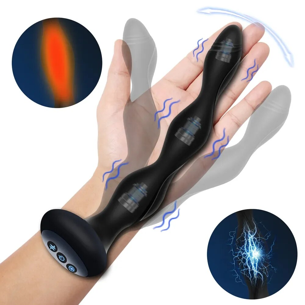 Que rung chuỗi silicon mềm dẻo siêu mềm sưởi ấm kích thích