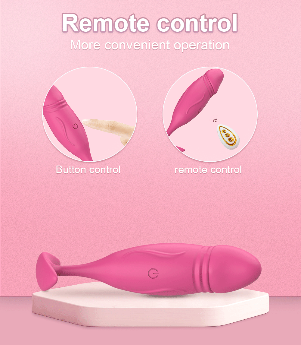 Shop bán Trứng rung tình yêu hình dương vật giả massage âm đạo hậu môn có remote giá sỉ