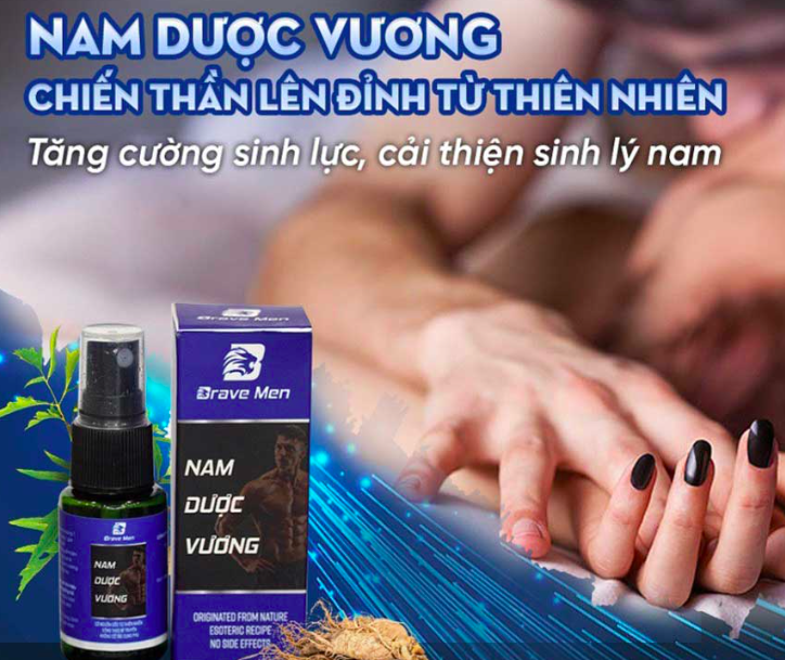 Chai xịt Nam Dược Vương chính hãng tăng cường sinh lý tốt