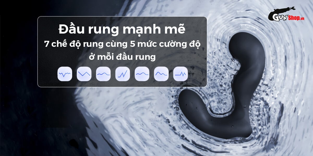 Máy massage hậu môn Svakom Iker JR thông minh điều khiển app tiện lợi