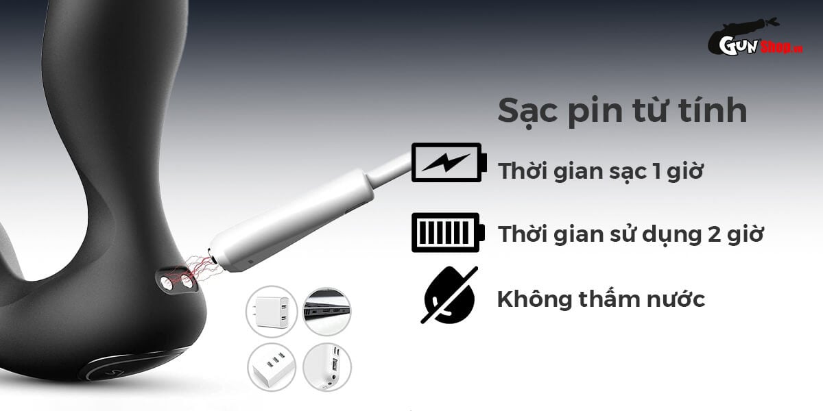 Máy massage hậu môn Svakom Iker JR thông minh điều khiển app tiện lợi