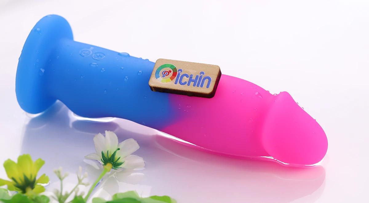 Bỏ sỉ Dương vật giả Loving World Knight hai màu siêu mềm mịn gắn tường kích thích chính hãng