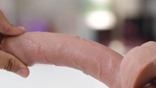 Lovetoy 8 inch dương vật giả dày dặn bền bỉ gắn tường