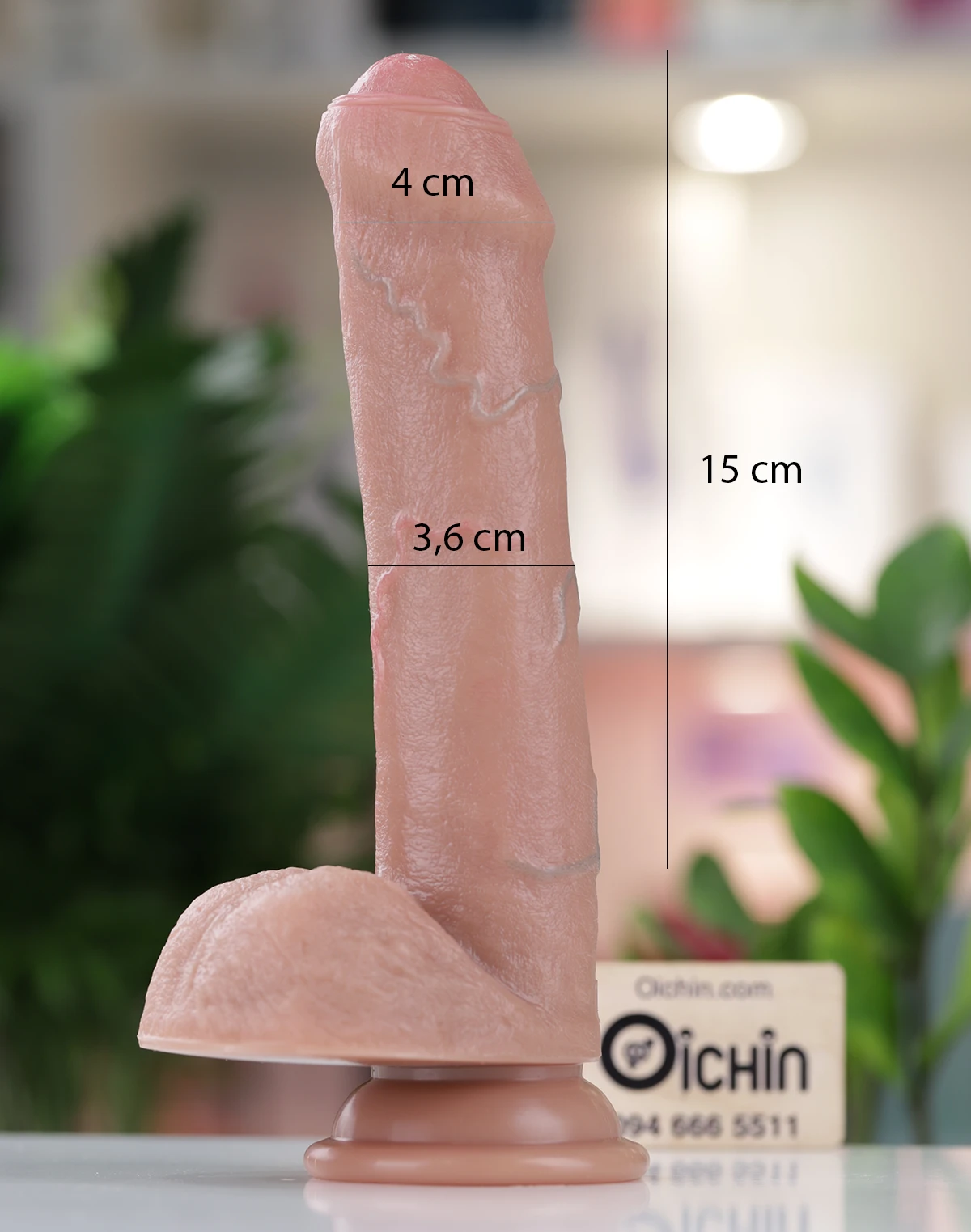 Địa chỉ bán Dương vật giả Lovetoy 8 inch dual layered trùm đầu gắn tường chắc chắn giá sỉ