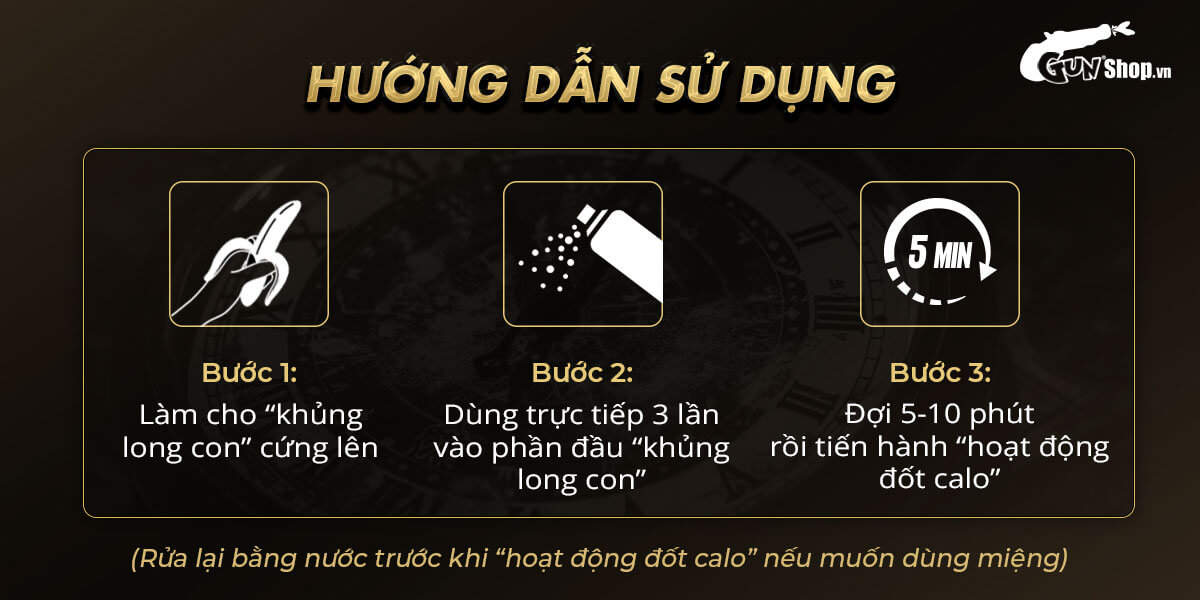 Powergra Delay Spray Sìn Sú 12ml kéo dài thời gian tăng khoái cảm