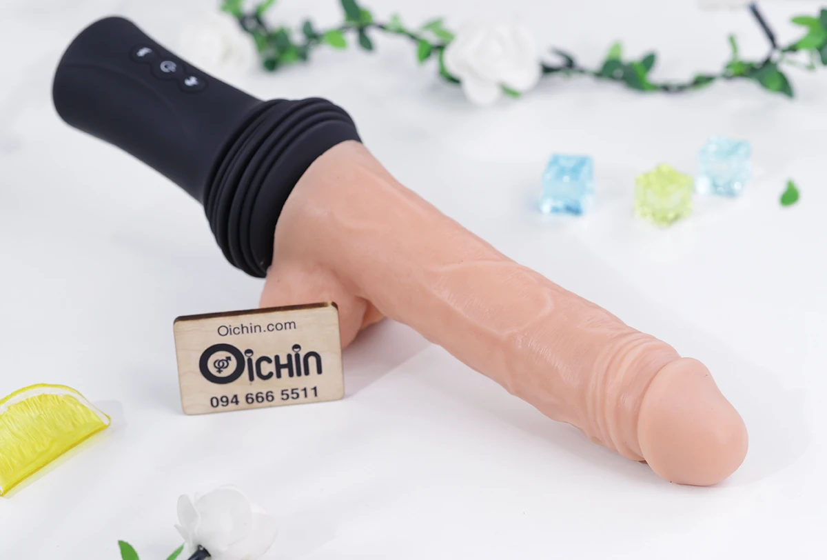 Cu giả Baldwin Loving World đa năng rung thụt tỏa nhiệt, remote tiện lợi