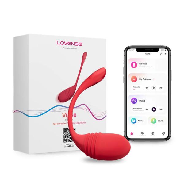 Lovense Vulse trứng rung thụt mới lạ kết nối App thông minh