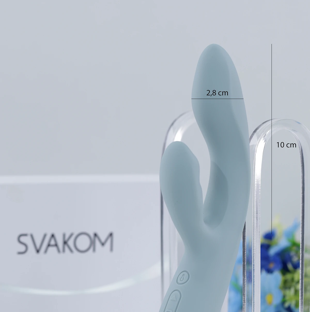 Dương vật giả Svakom Chika sưởi ấm kích thích điểm G âm vật