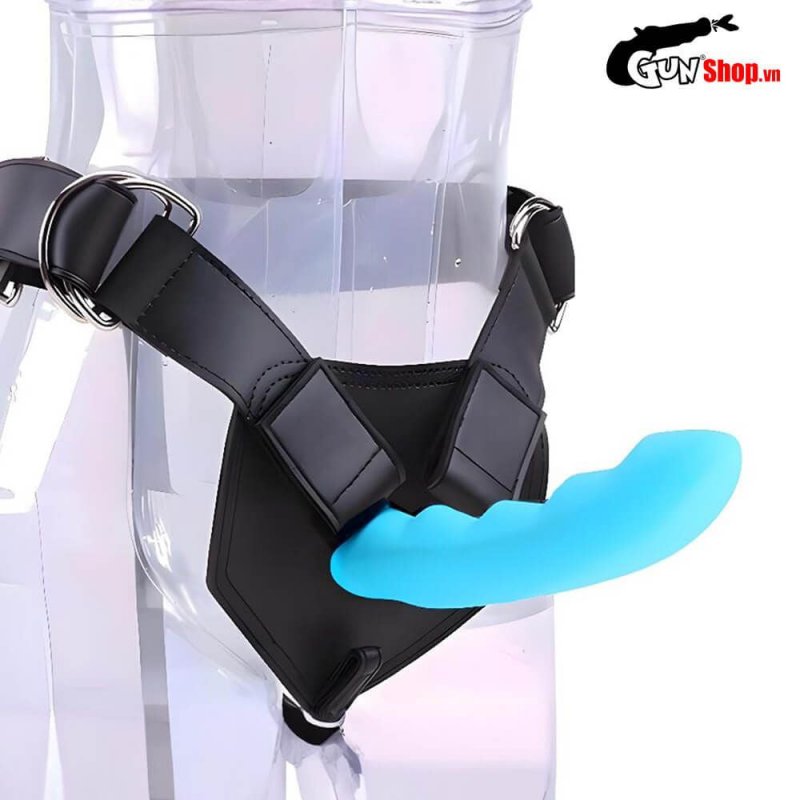 dương vật giả dây đeo Chisa Cavelier Strap-on xanh, siêu mềm mại, hưng phấn max