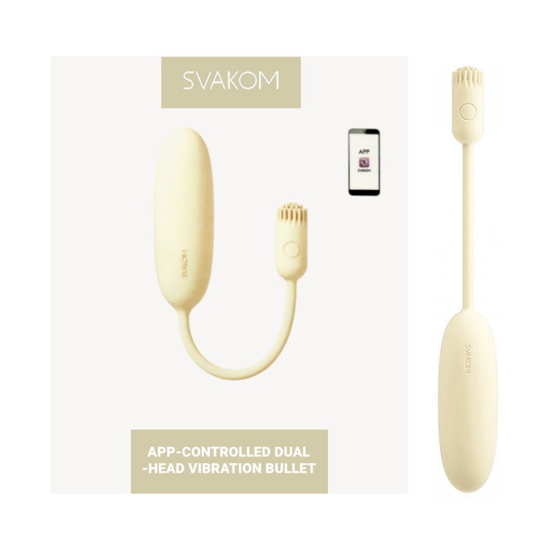 Trứng rung 2 đầu Svakom Shimmer điều khiển thông minh qua App