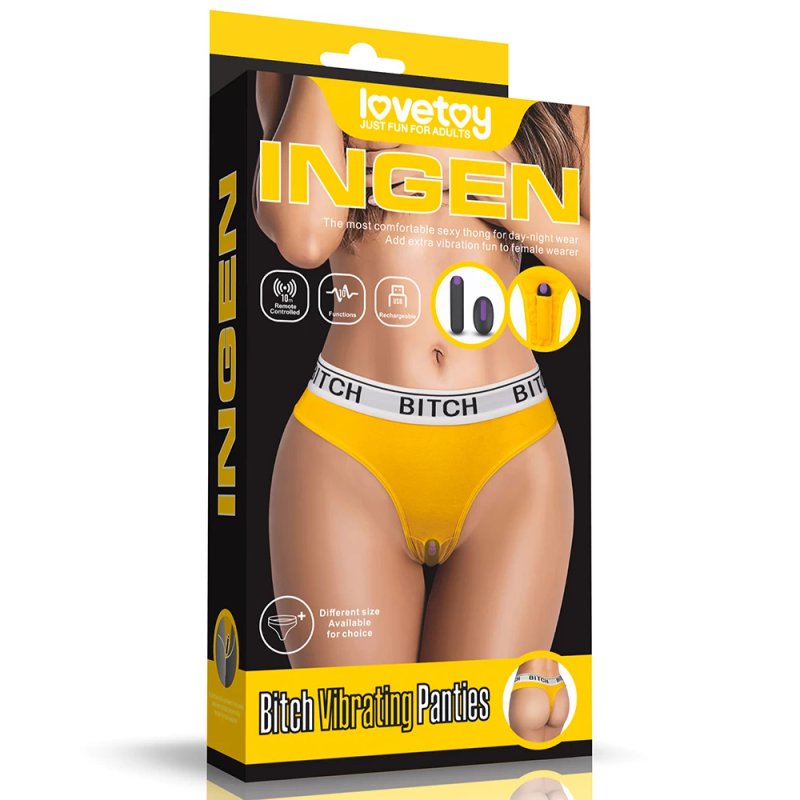 Lovetoy Bitch chíp rung điều khiển xa hiện đại kích thích đỉnh cao