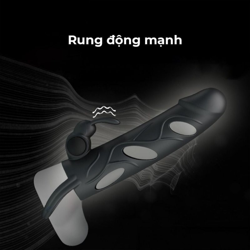 Bao cao su đôn dên rung Pretty Love 5.5 inch an toàn thú vị
