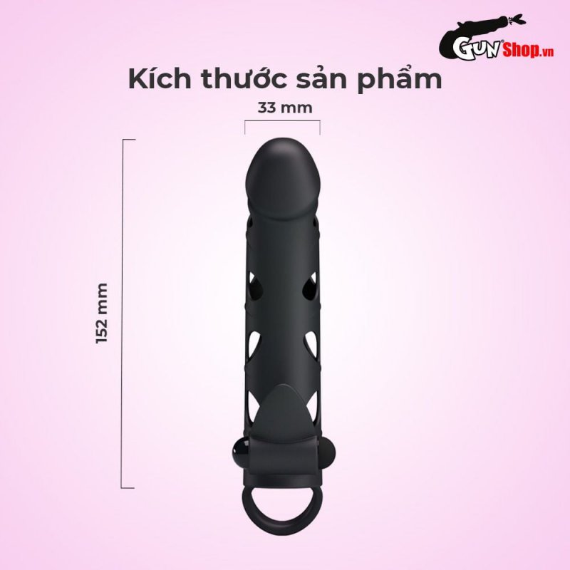 Bao cao su don den rung Pretty Love 6 inch đỉnh cao an toàn