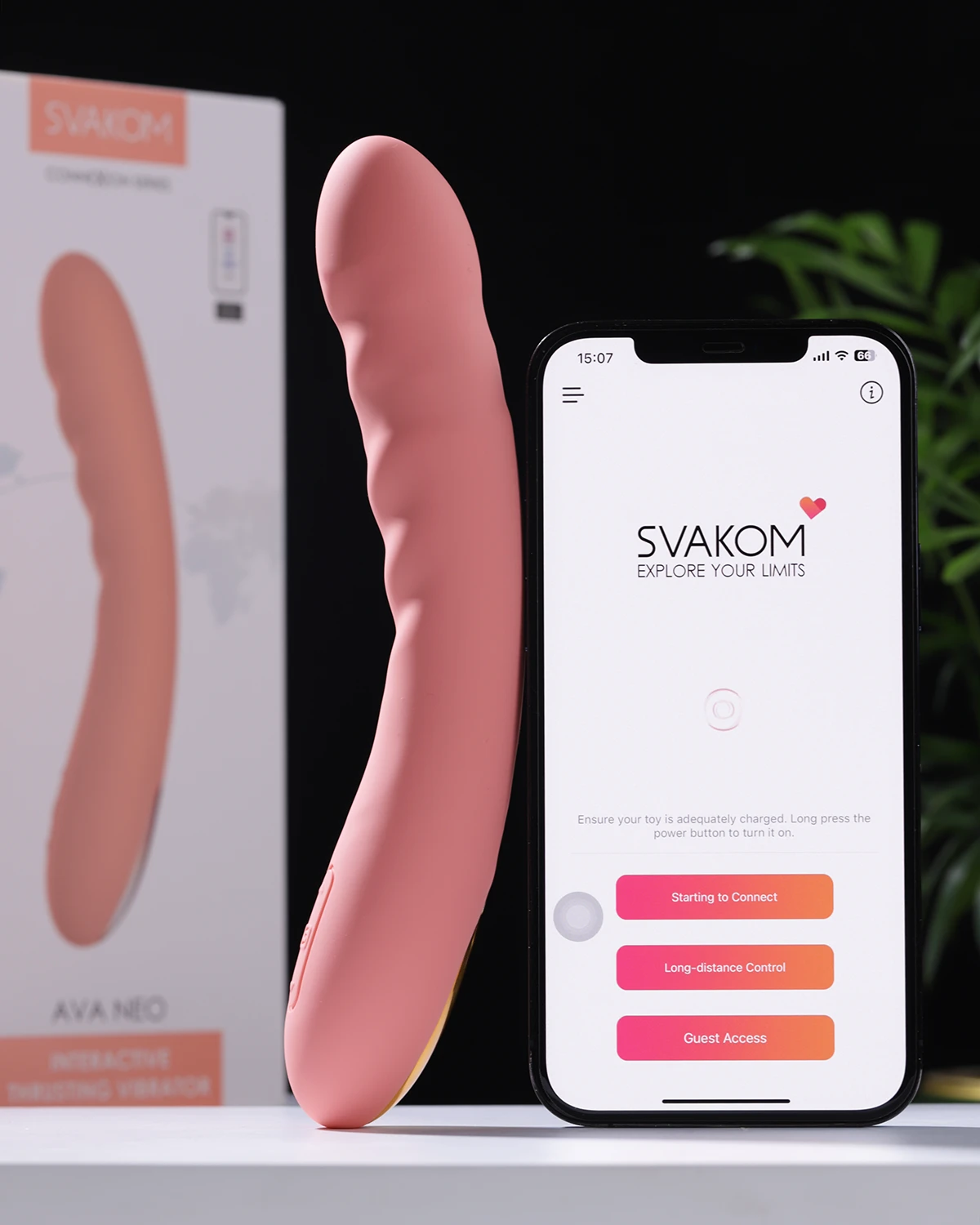 Thông tin Svakom Ava Neo máy massage rung thụt kết nối qua App thông minh loại tốt