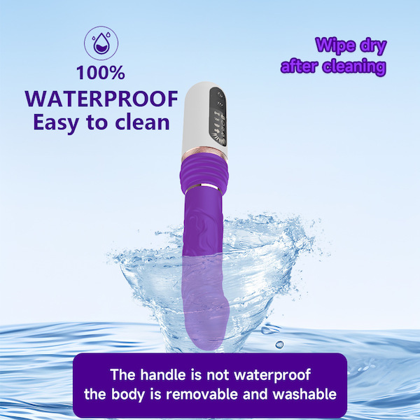 Dương Vật Giả Manual 8 Chế Độ Rung Thụt Sạc Điện Siêu Mềm Mượt