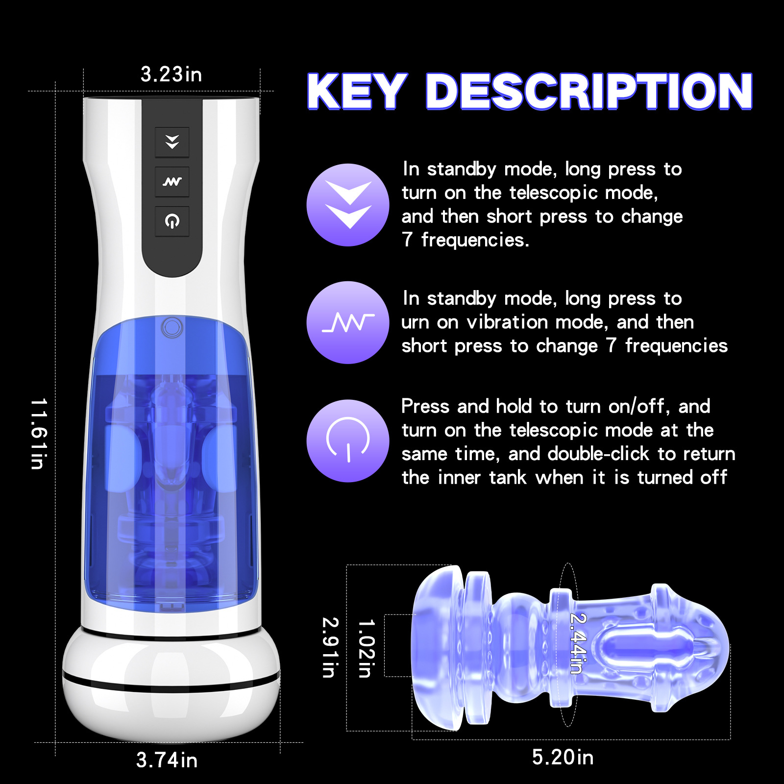 So sánh Âm đạo giả AierLe Space Warrior 2 rung thụt co bóp mạnh giá rẻ