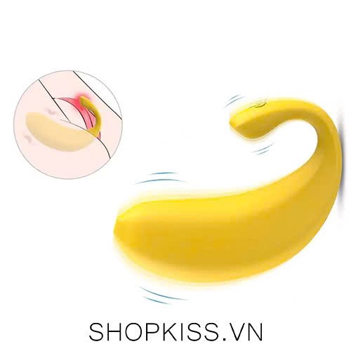 Trứng rung quả chuối S-Hande Naughty Banana cao cấp sành điệu