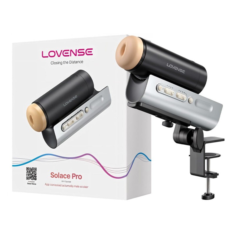 Âm đạo giả Lovense Solace Pro AI máy thủ dâm cao cấp kết nối app