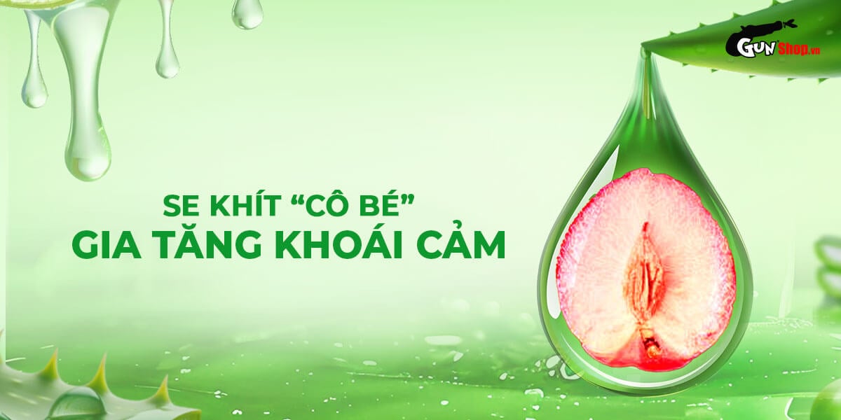 Bảng giá Gel bôi trơn se khít âm đạo và tăng khoái cảm nữ Shell Love Green - Chai 50ml giá sỉ