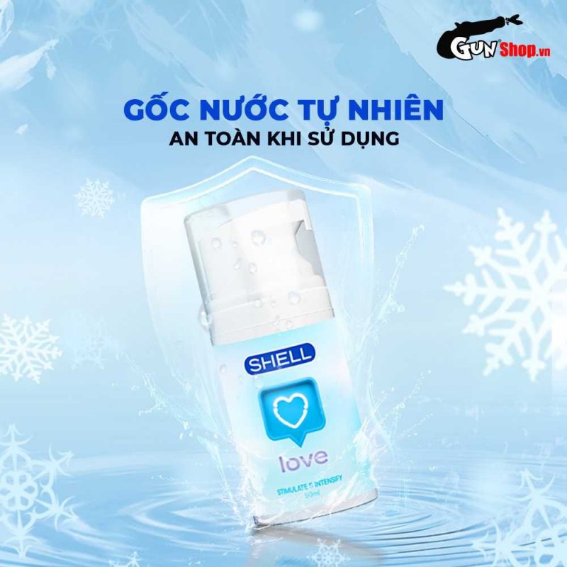 Gel se khít âm đạo Shell Love Blue 50ml tăng hưng phấn nữ