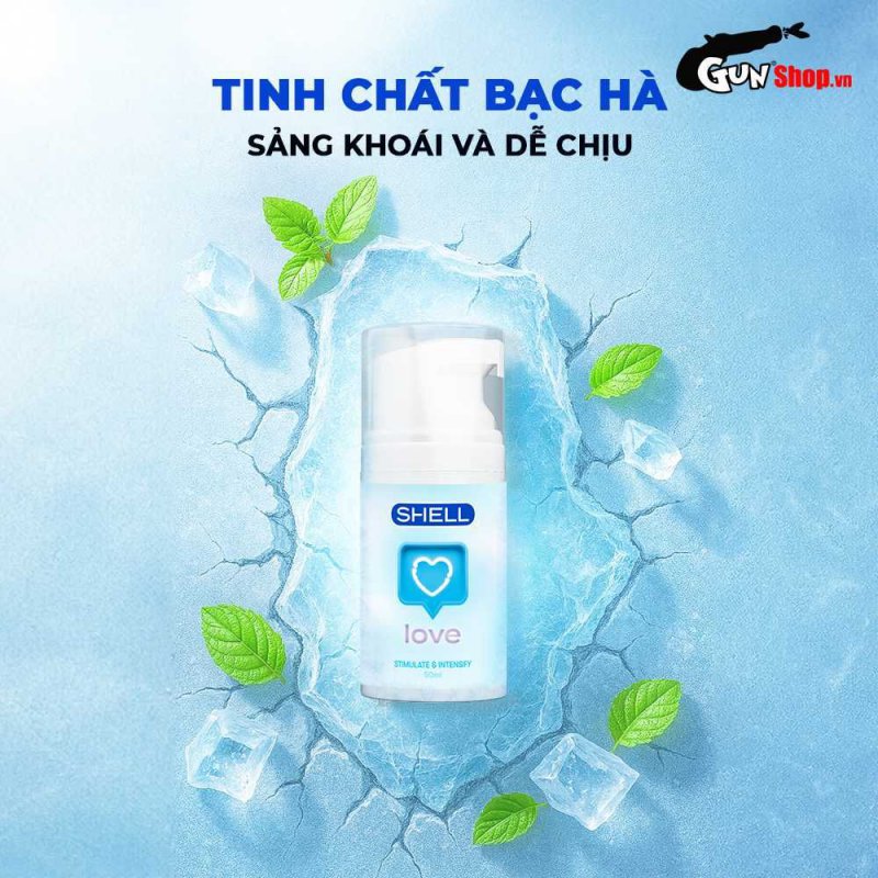 Gel se khít âm đạo Shell Love Blue 50ml tăng hưng phấn nữ