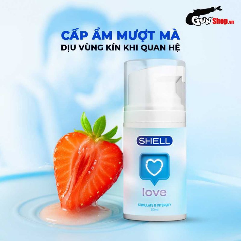 Gel se khít âm đạo Shell Love Blue 50ml tăng hưng phấn nữ