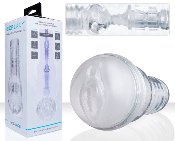 Âm đạo giả trong suốt Fleshlight Ice Lady Crystal hàng chính hãng