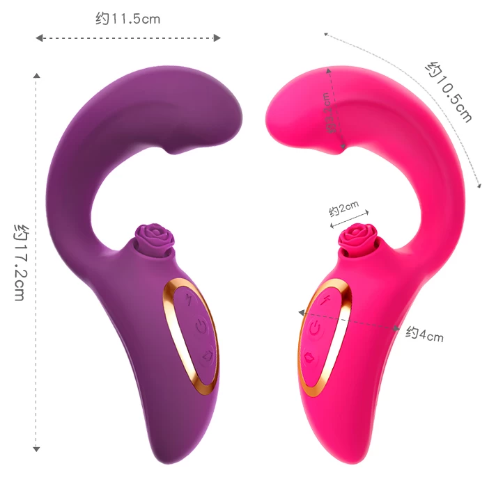 Máy massage Loving World Rose cao cấp kích thích nhánh hoa hồng