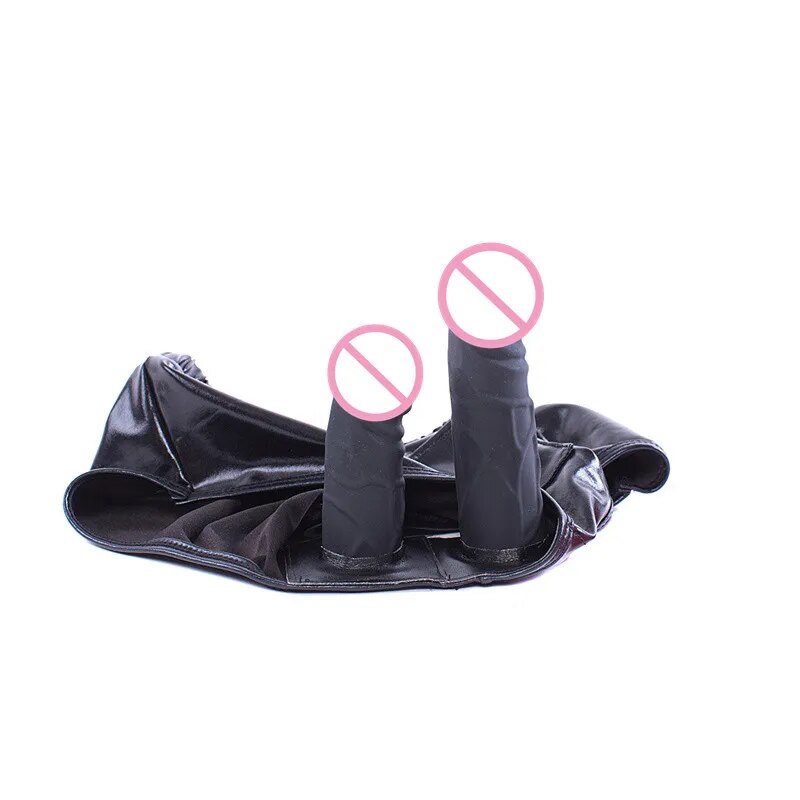 Bỏ sỉ Dương vật giả gắn quần lót da PU sextoy đồ chơi cho les nhập khẩu