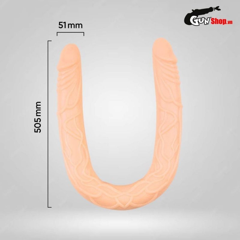 Chisa Hi Basic Flexible Dong đôi đầu siêu mềm mịn kích thích