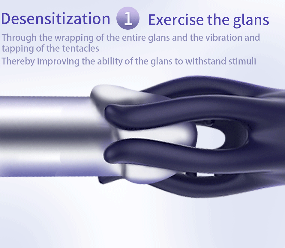 Máy massage bạch tuộc Heseks tăng cường cương cứng hiệu quả