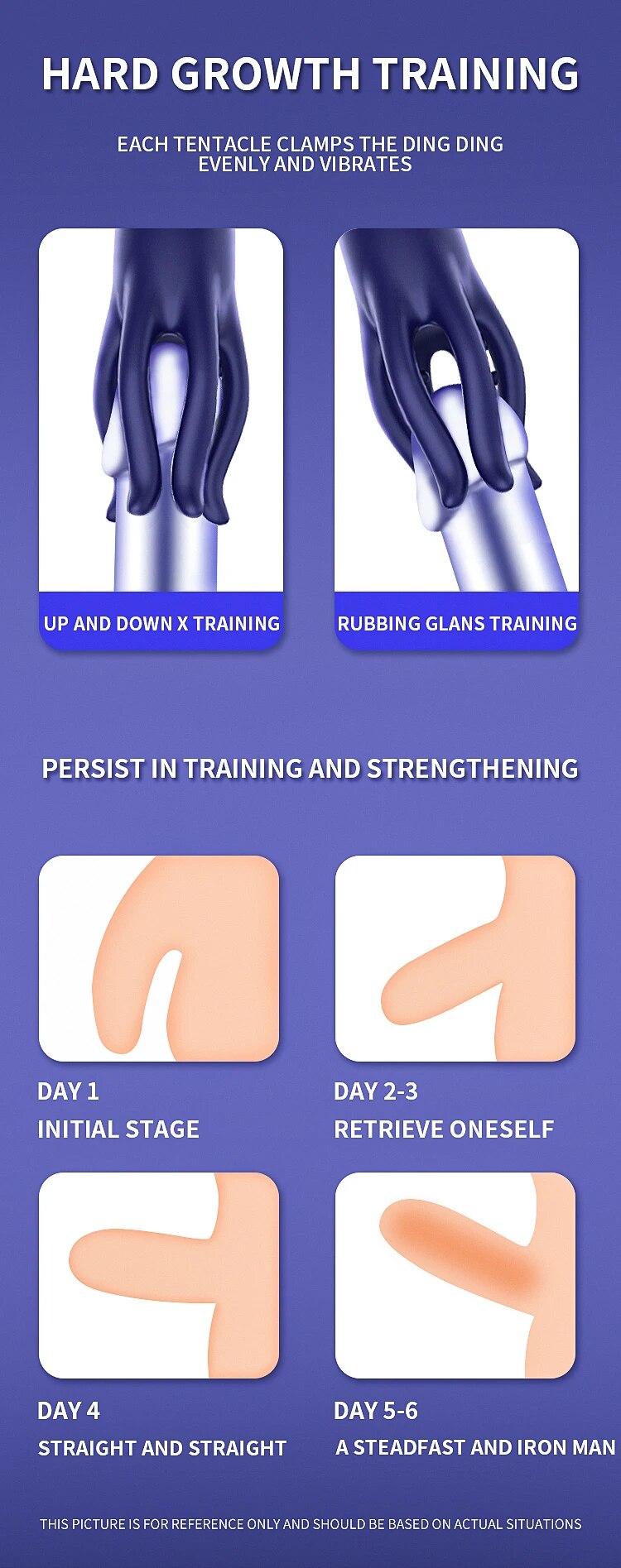 Máy massage bạch tuộc Heseks tăng cường cương cứng hiệu quả