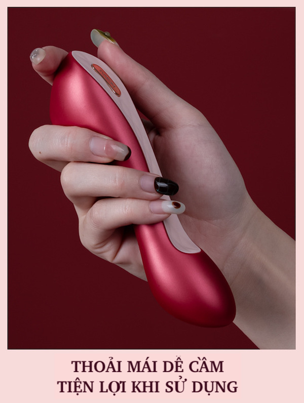 Review Máy massage 2 đầu Svakom Hill Shoe nguỵ trang giày cao gót rung bú hút mạnh mới nhất