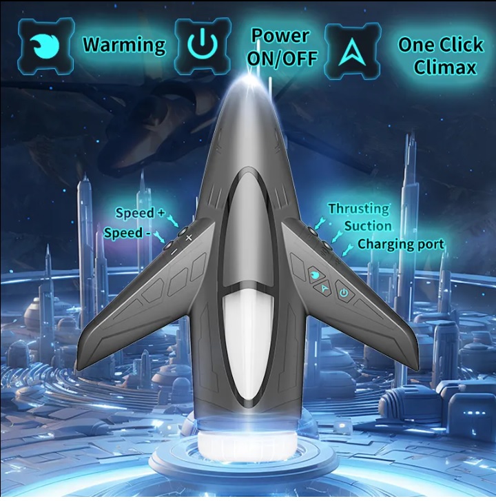 Âm đạo giả rung thụt tỏa nhiệt - Sản phẩm máy bay thương mại cao cấp