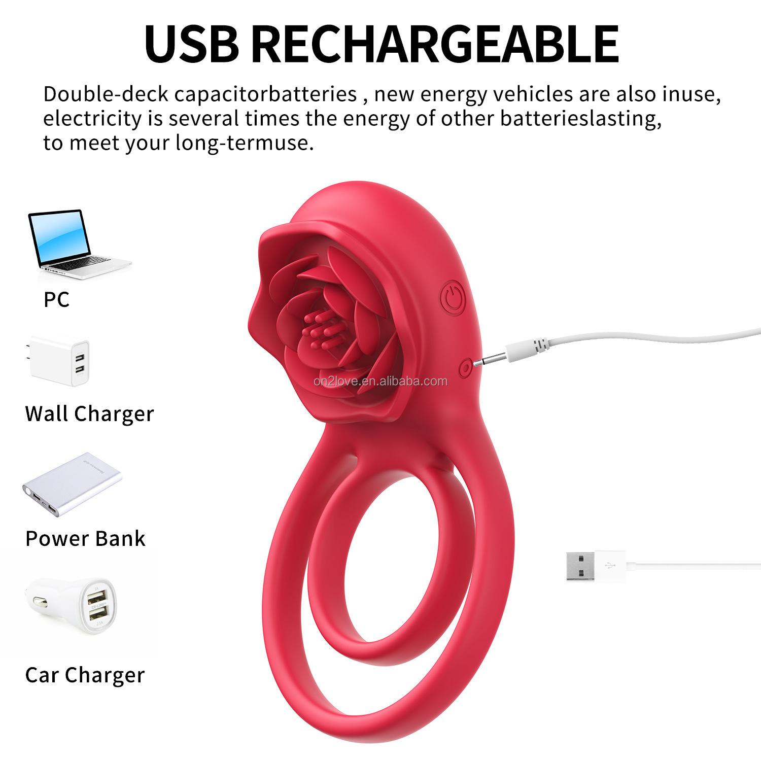 Kho sỉ Vòng rung đeo dương vật 9 chế độ có điều khiển từ xa qua Remote chính hãng