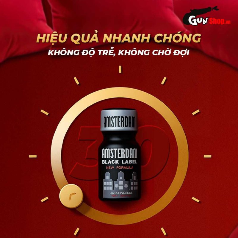 Chai Popper PWD USA Amsterdam Grey 10ml tăng khoái cảm cực đỉnh