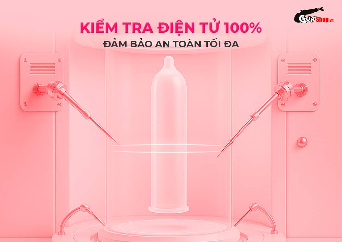 Bán Bao cao su Okamoto 0.01 PU - Siêu mỏng tàng hình, truyền nhiệt chân thật - Hộp 4 cái hàng mới về