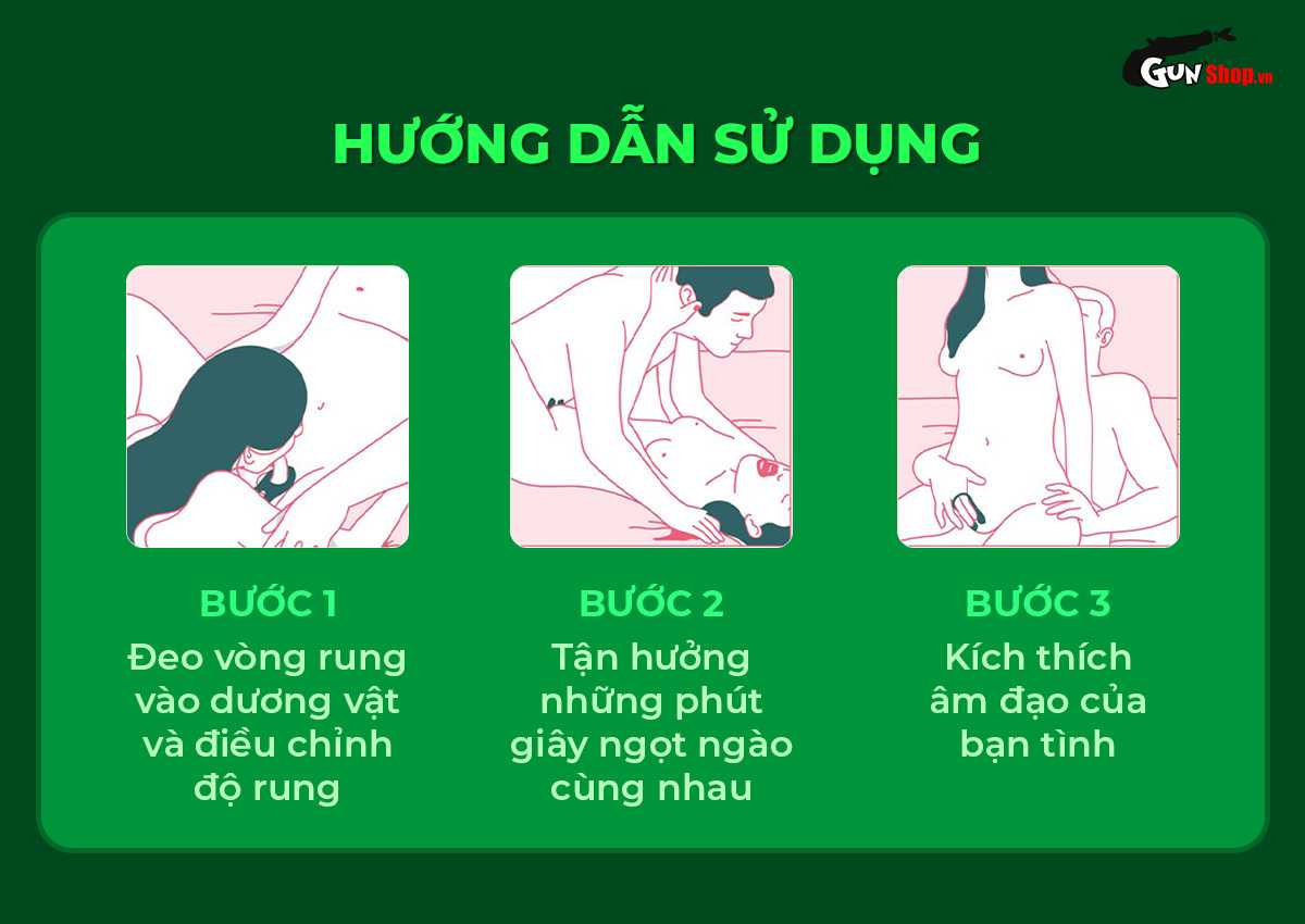 Đánh giá Vòng rung tăng khoái cảm Naughty Ring hàng xách tay
