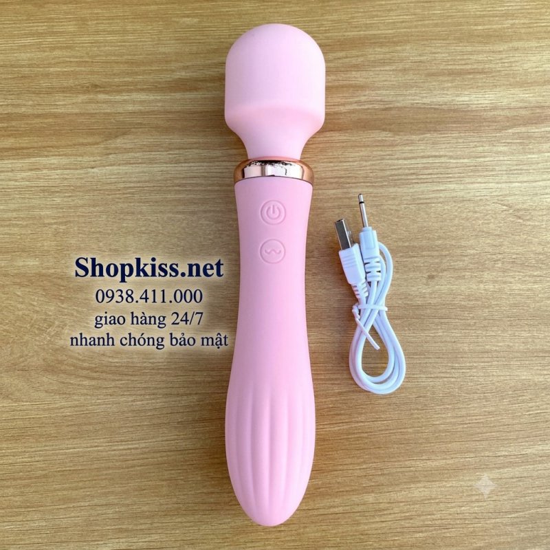 Chày rung 2 đầu không dây LiLo tỏa nhiệt máy massage điểm G cao cấp