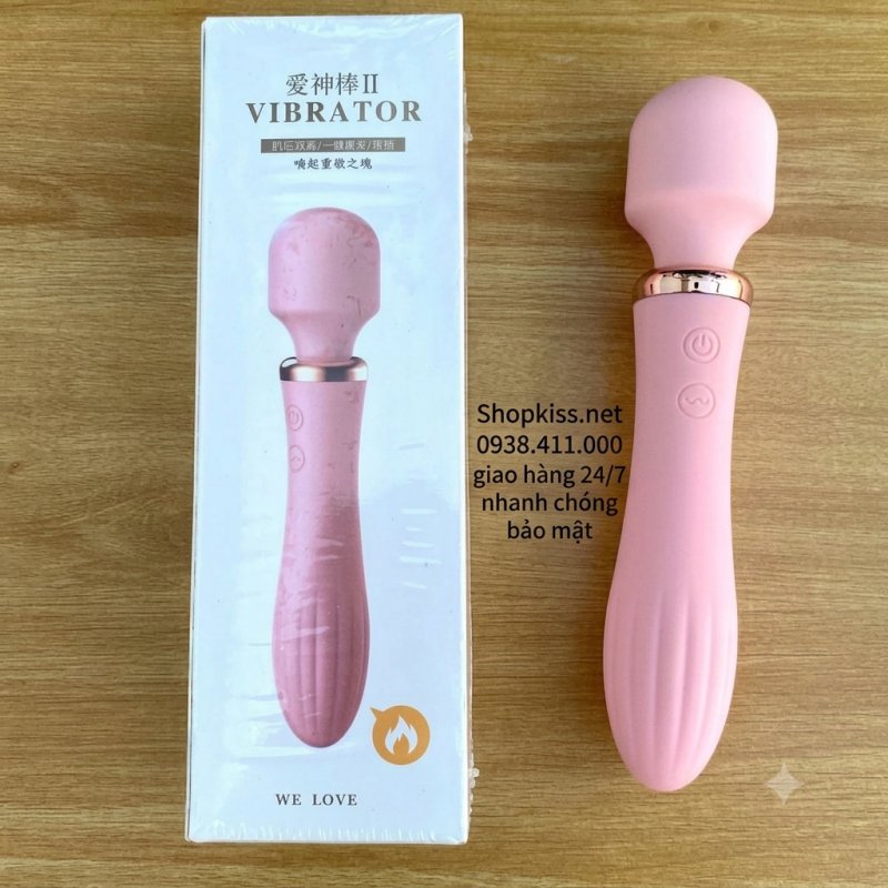 Chày rung 2 đầu không dây LiLo tỏa nhiệt máy massage điểm G cao cấp
