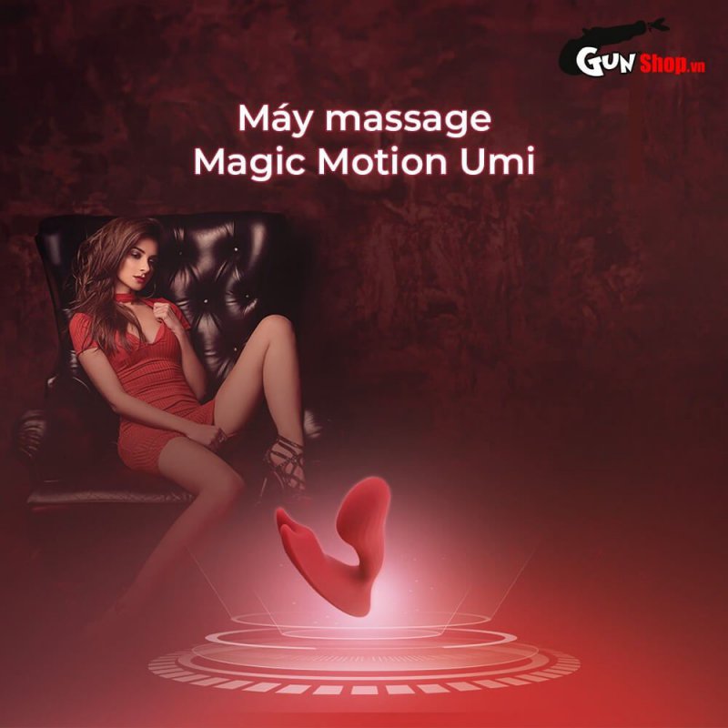Máy massage Magic Motion Umi tạo cảm giác thư giãn tăng hưng phấn
