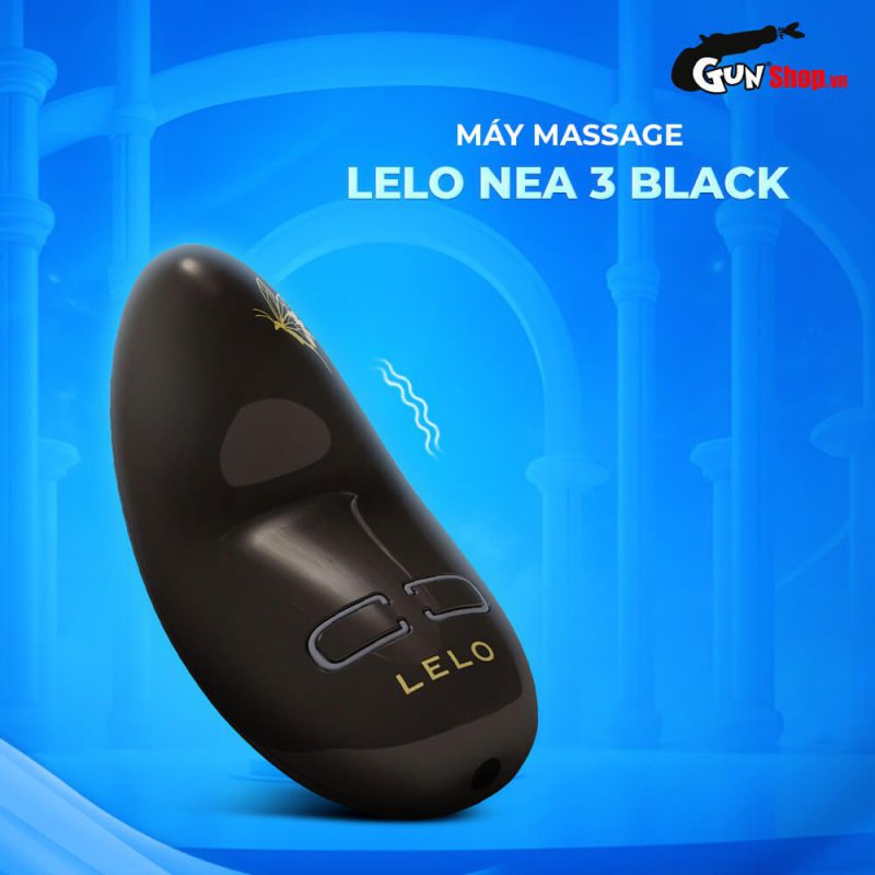 Máy massage Lelo Nea 3 Black cao cấp thư giãn mọi lúc