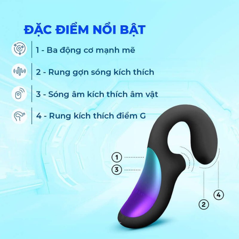 Máy massage âm đạo Lelo Enigma Wave cao cấp, thư giãn tuyệt đỉnh