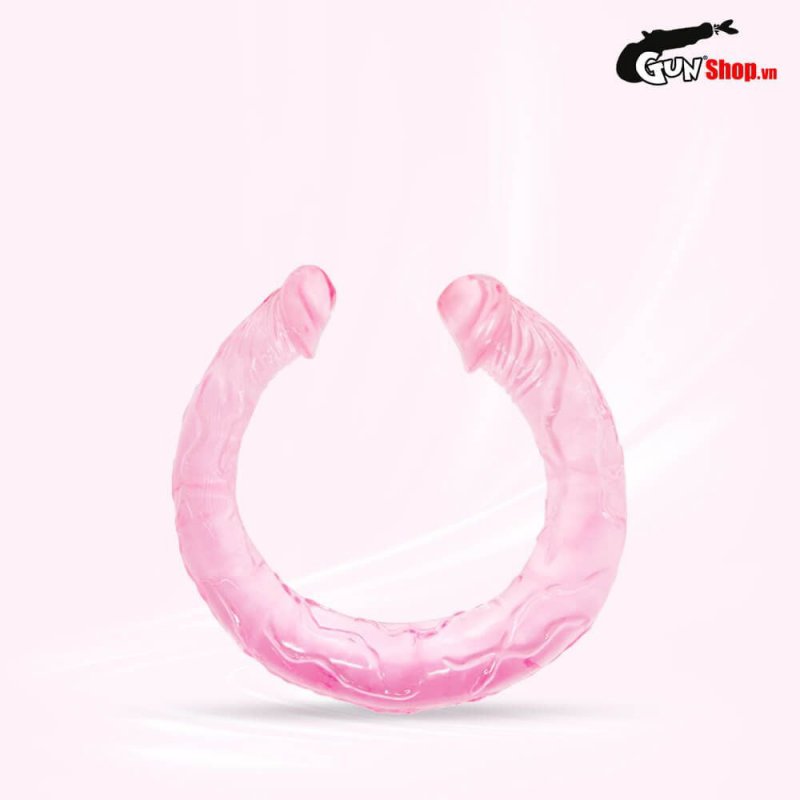 Mua dương vật giả 2 đầu Chisa Hi-Rubber dài 13 Inch hồng giá tốt